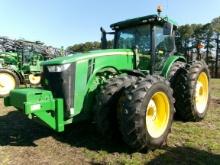 JD 8360 R DSL, CAB, IVT TRANS, MFWD, DUALS FRONT & REAR, 4 REMOTES, QUICK HITCH, PLANTER VALVE, FULL