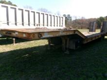 1997 TRAILBOX 42’ LOWBOY, 27’ DECK, 4’ DOVE, HYD RAMPS