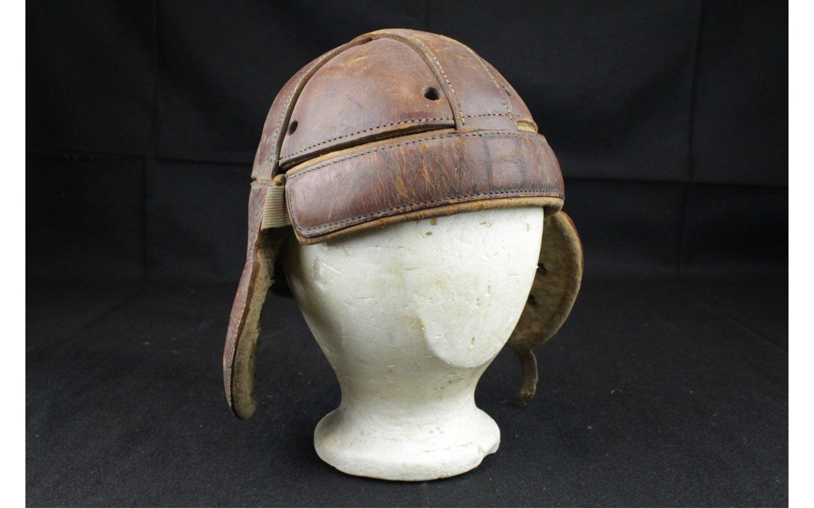 1920's Leather Football Helmet