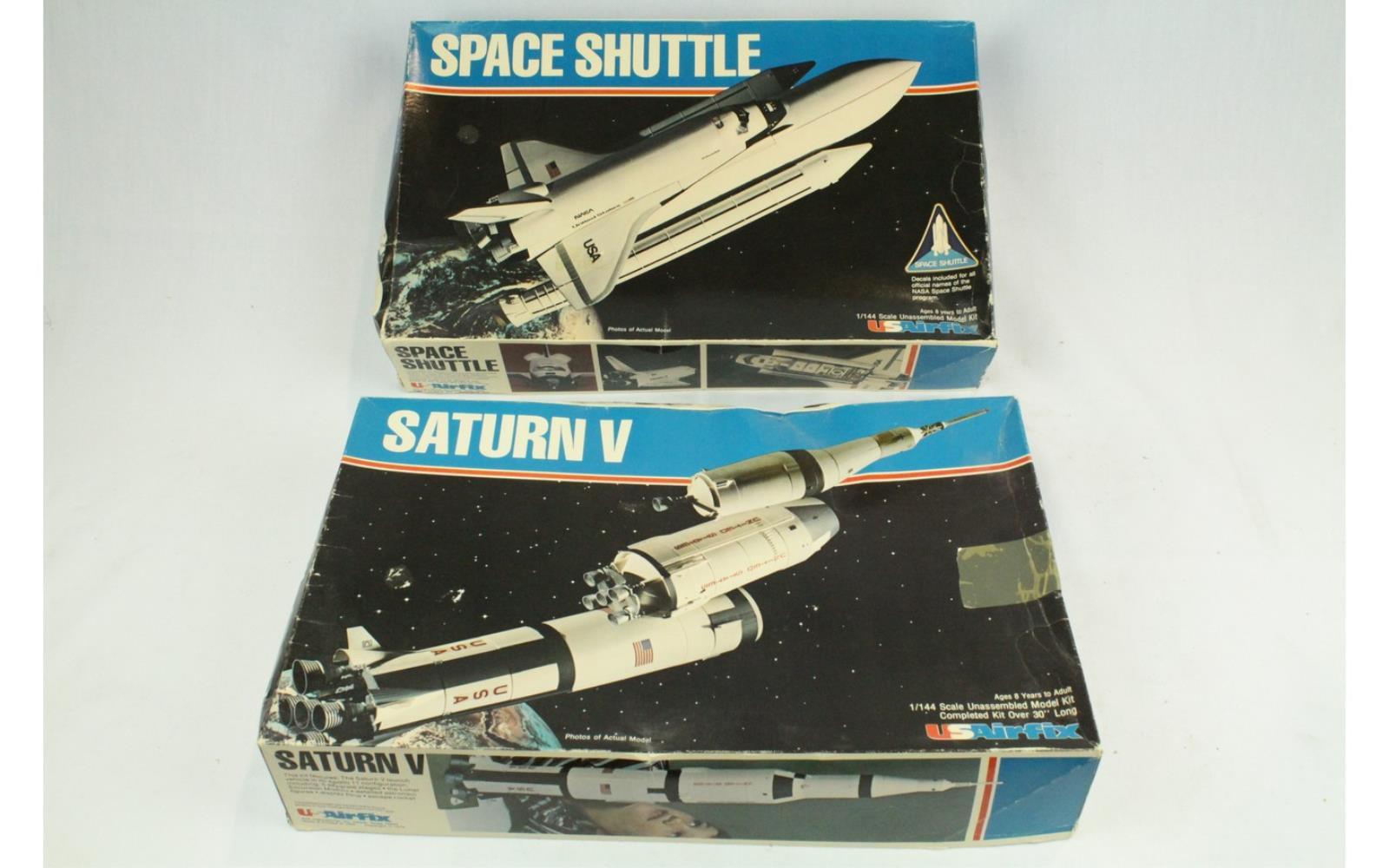 Space Shuttle and Saturn V Models