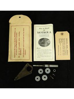 Unused Original Motrola Hardware Kit/Instructions