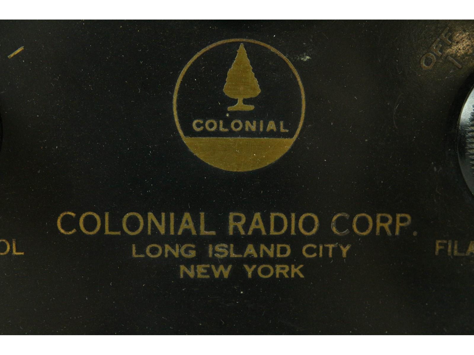 Colonial Radio Model 21