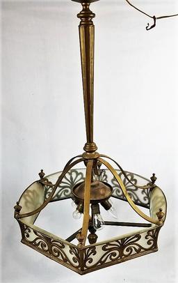 Theater Style Iron Chandelier