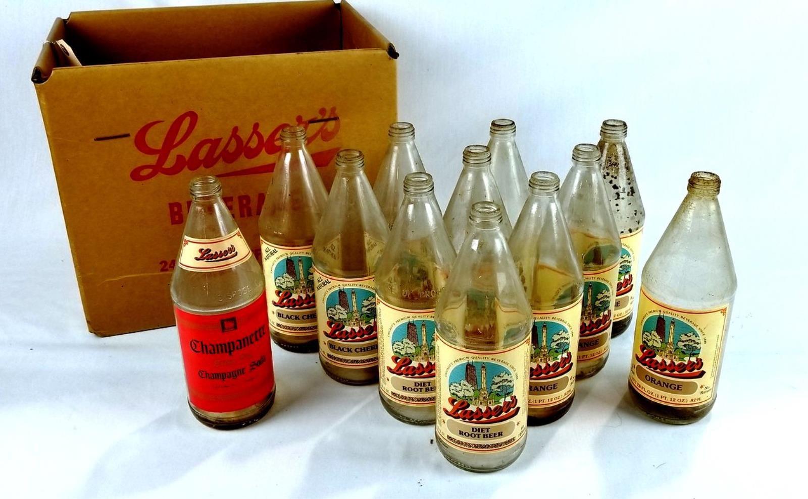 Vintage Lasser's Case with 12 Bottles