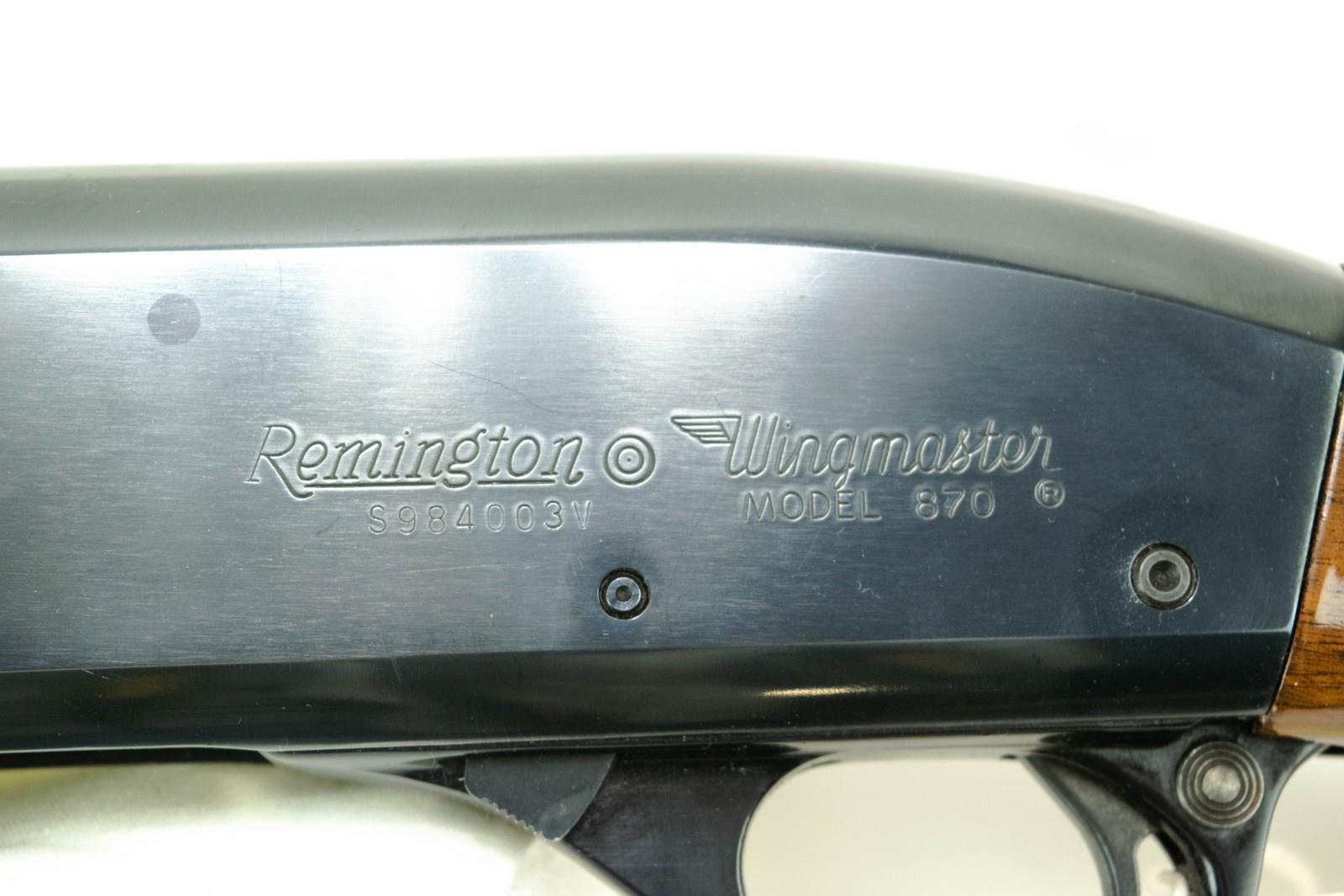 Remington 870 Wingmaster 12G Slug Gun