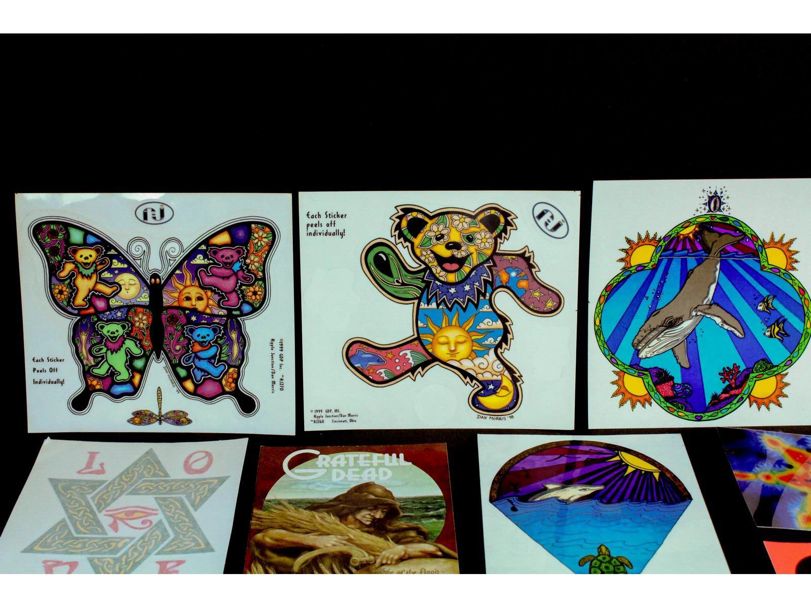 20 Grateful Dead Bumper and Window Stickers