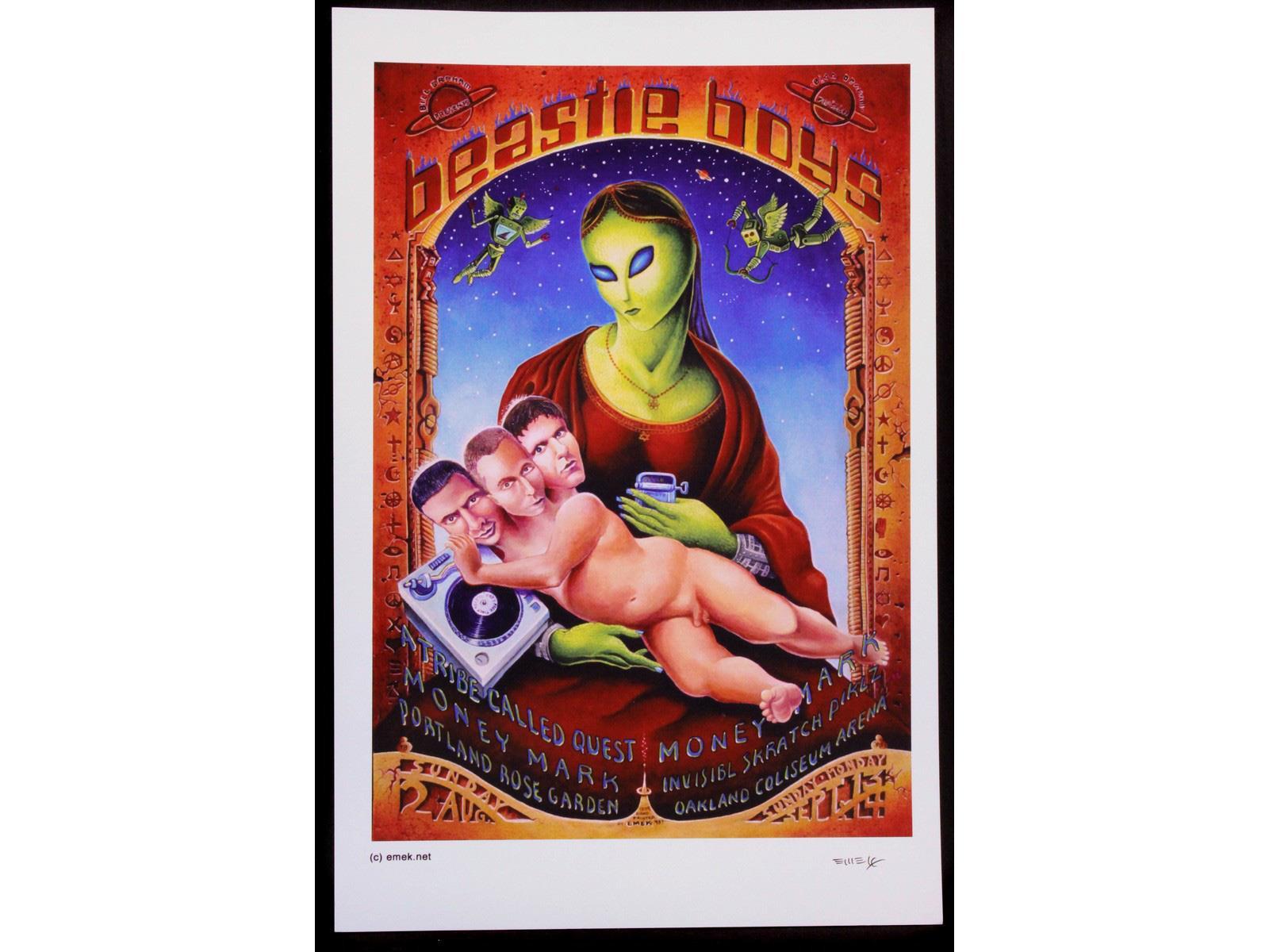 Emek Signed Beastie Boys Handbill