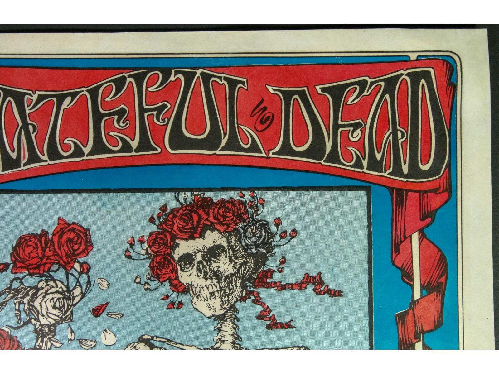 Grateful Dead FD26 First Printing Signed Poster