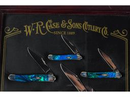 Display Case with 6 Case Knives