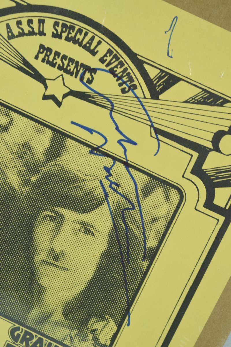 David Crosby Graham Nash Signed Poster 1982