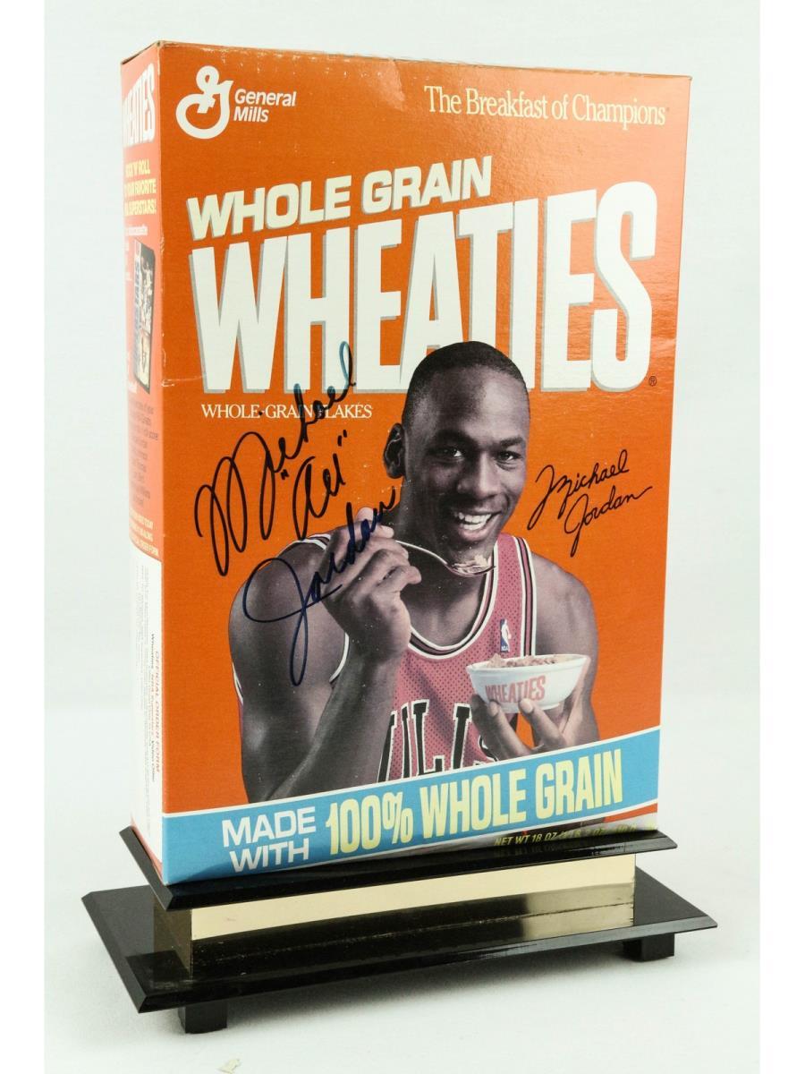 Michael Jordan Signed Wheaties Box