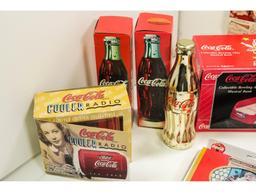 Coca-Cola Box Lot and Polar Bear Cookie Jar
