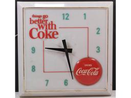 Coca-Cola Square White Clock