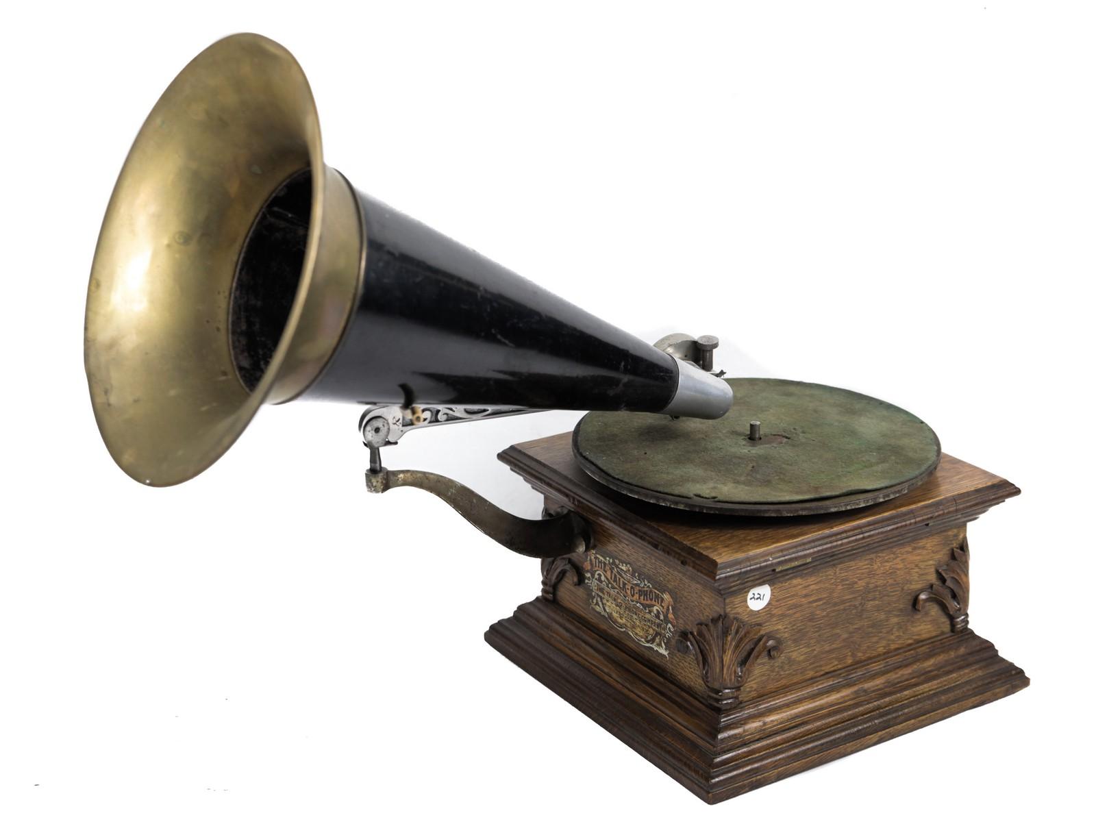 Talk-O-Phone "Ennis" Front Mount Horn Phonograph