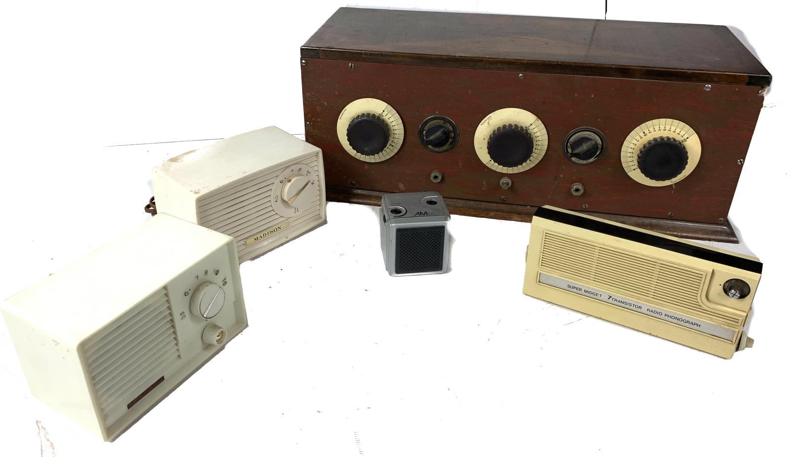 2 Japanese Tube and 2 Transistor Radios