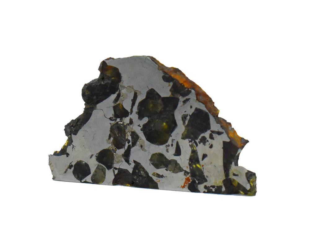 Seymchan Pallasite Meteorite Slice 22 grams