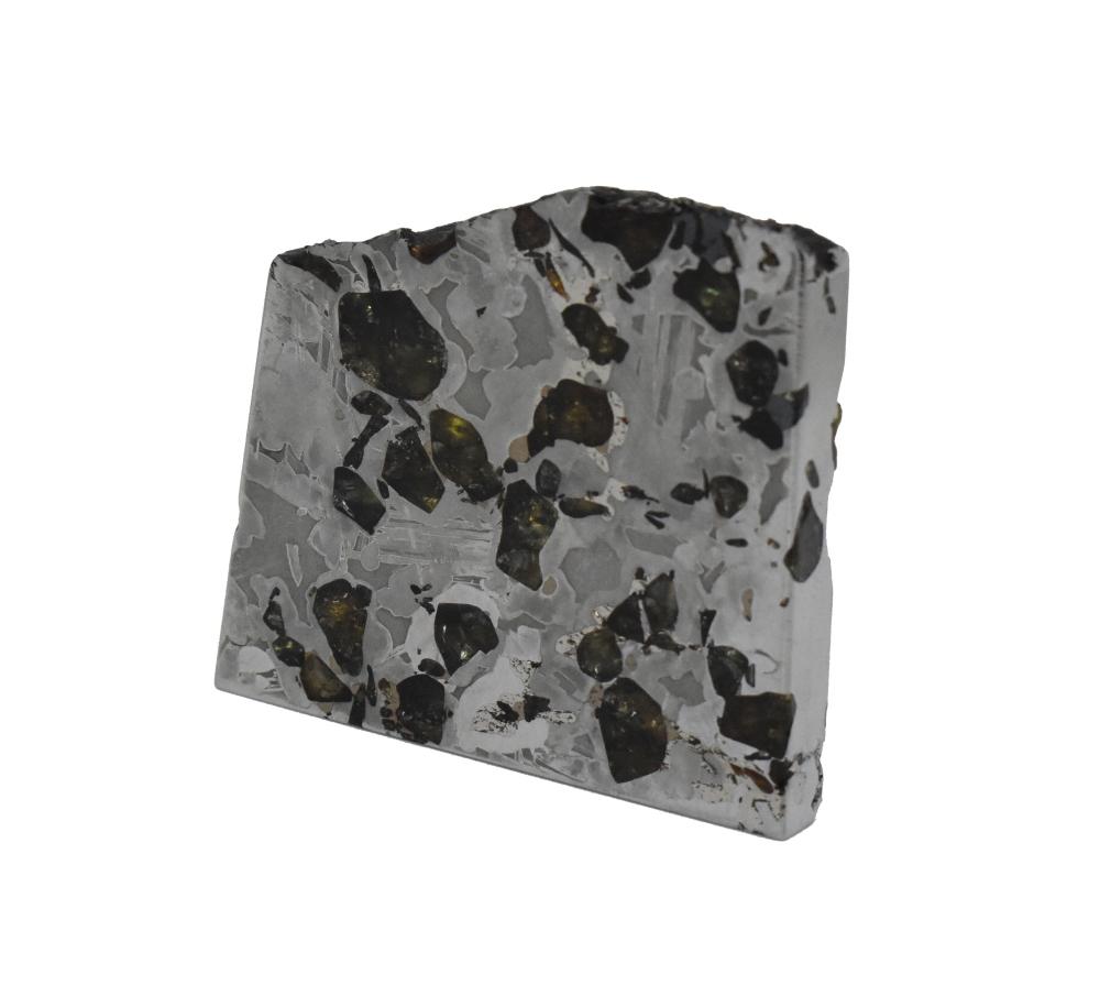 Seymchan Pallasite Meteorite Slice 73 grams