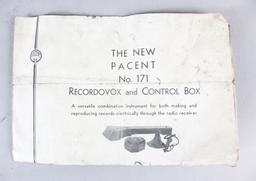 Recordovox and Control Box