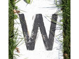 "W" Railroad Marker