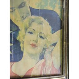 Framed Old Gold Cigarette Advertisement