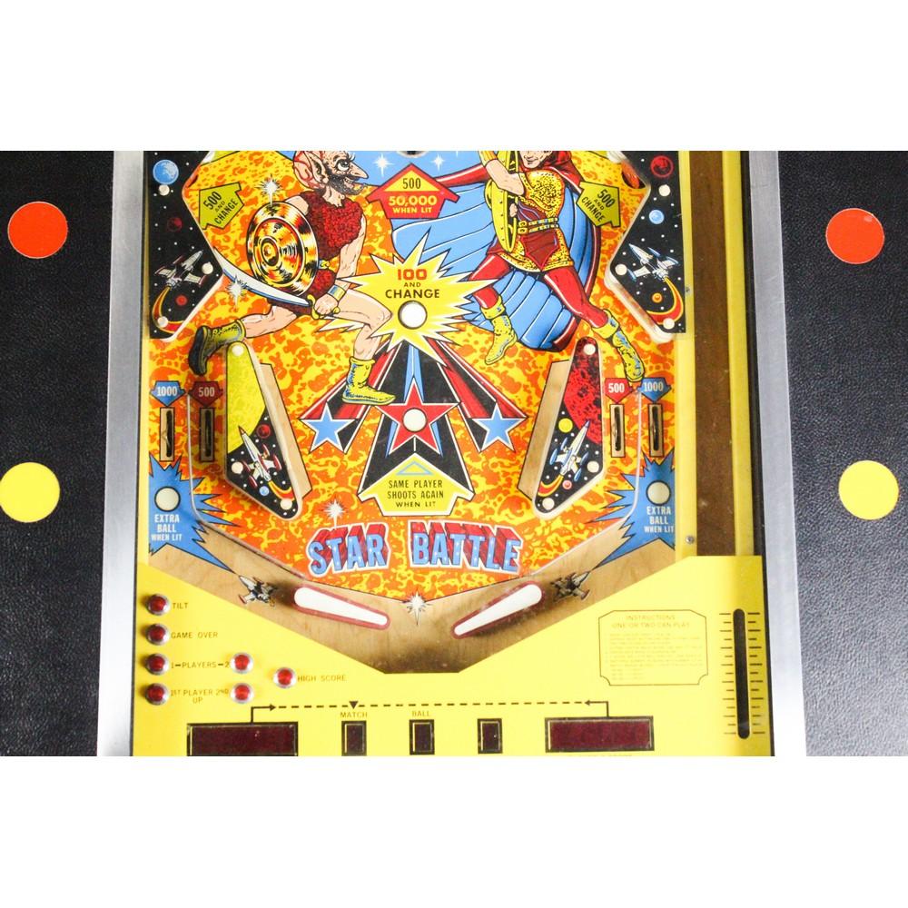 Vintage Star Battle Pinball Machine