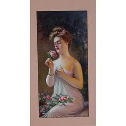 1920's Boudoir Print of Beautiful Woman