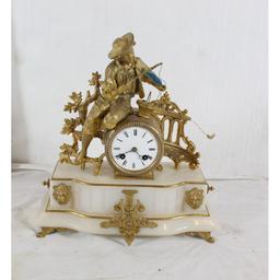 French Figural Mantel Clock