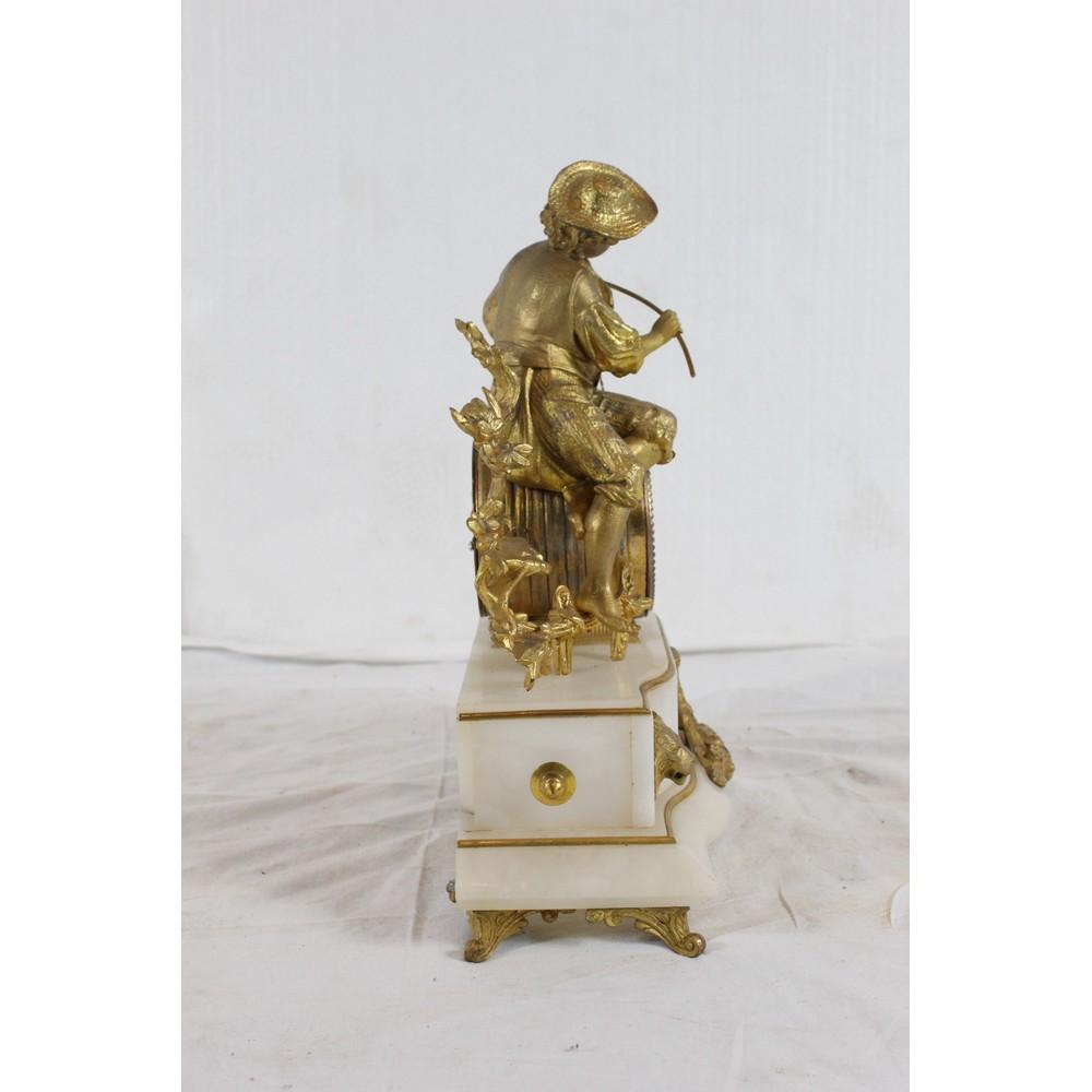 French Figural Mantel Clock