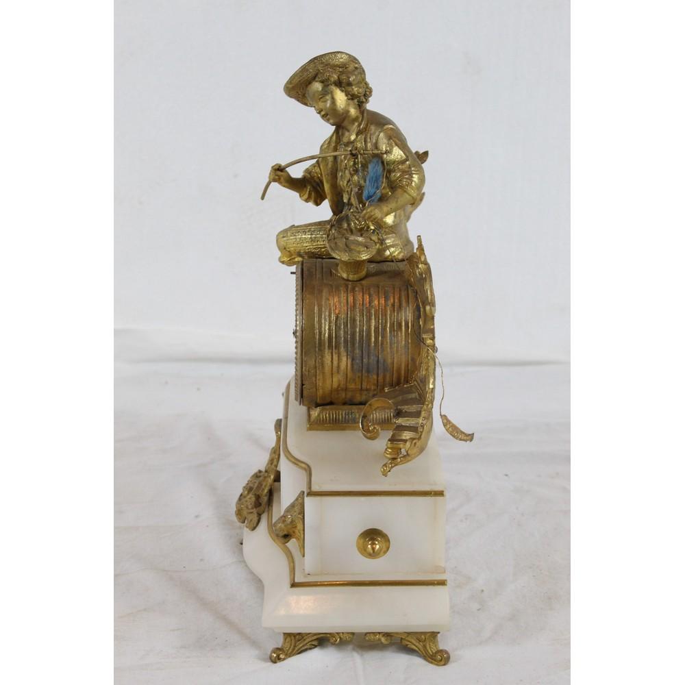 French Figural Mantel Clock