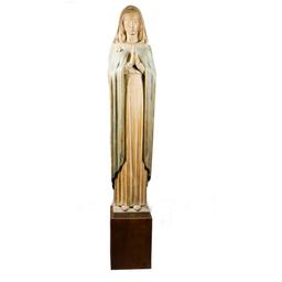 Carved Wood Statue of the Blessed Virgin