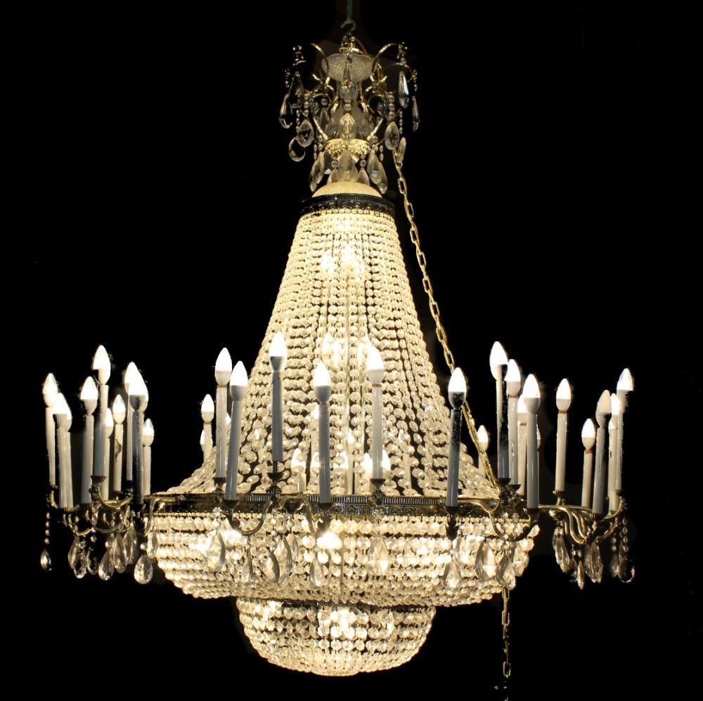 Large Crystal Chandelier