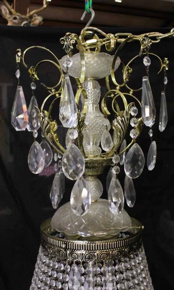 Large Crystal Chandelier