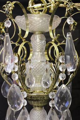 Large Crystal Chandelier