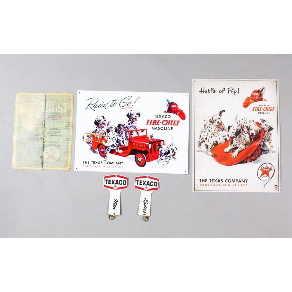 Texaco Gasoline Signs (4)