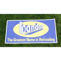 "Bandag" Tin Service Station Sign