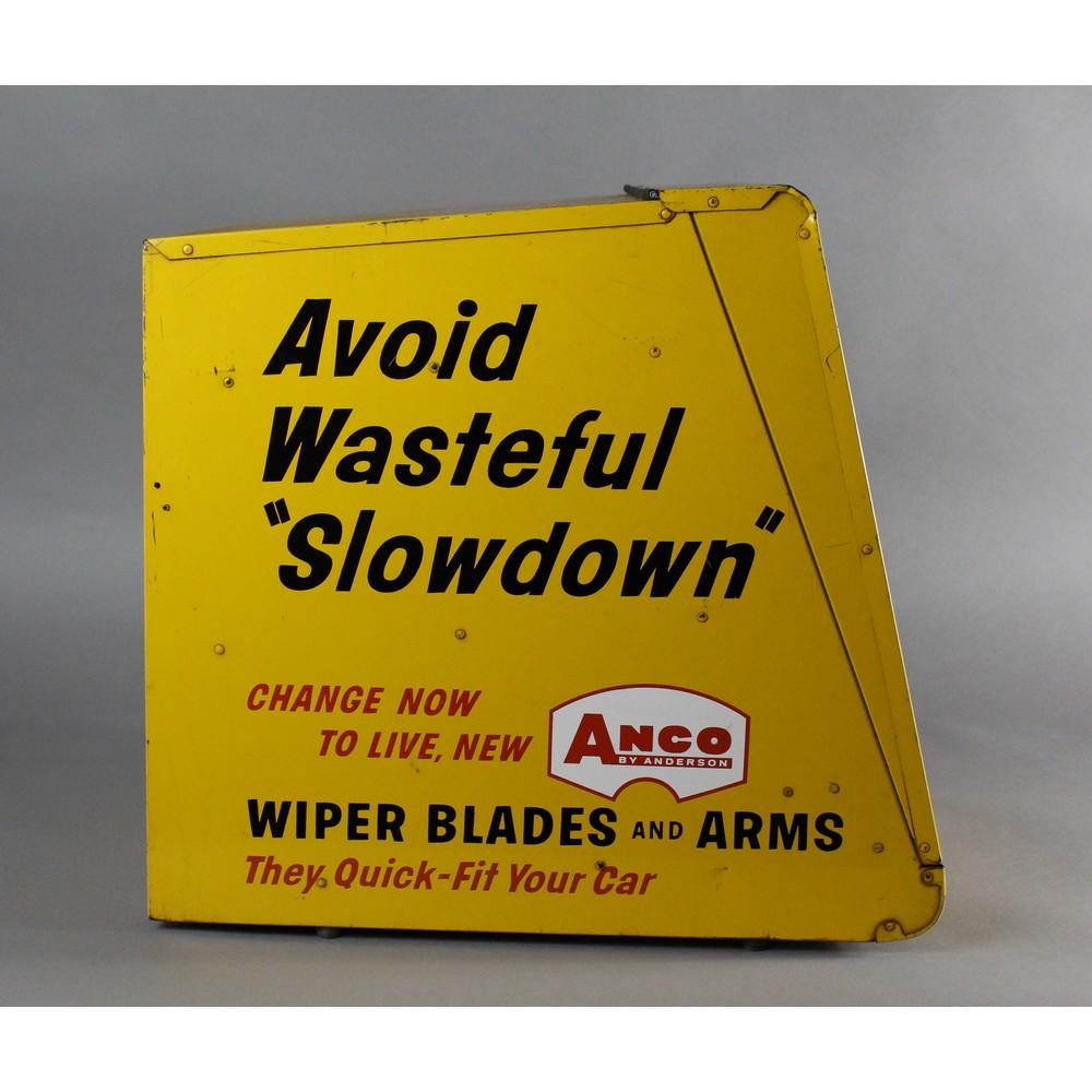 Vintage Gas Station Wiper Blade, Arm Display Case