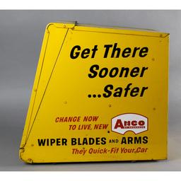 Vintage Gas Station Wiper Blade, Arm Display Case
