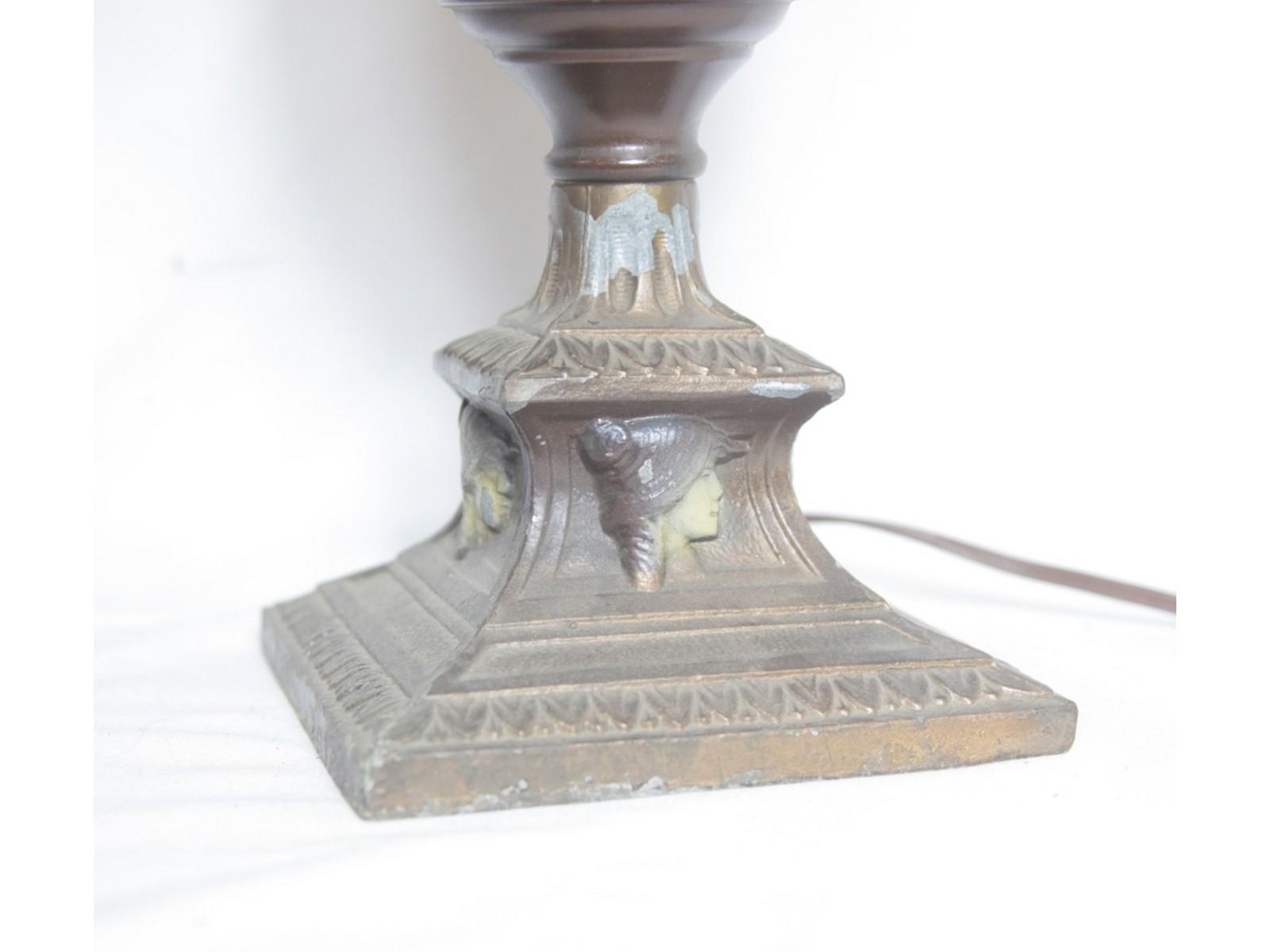 Antique Electrified Piano Lamp
