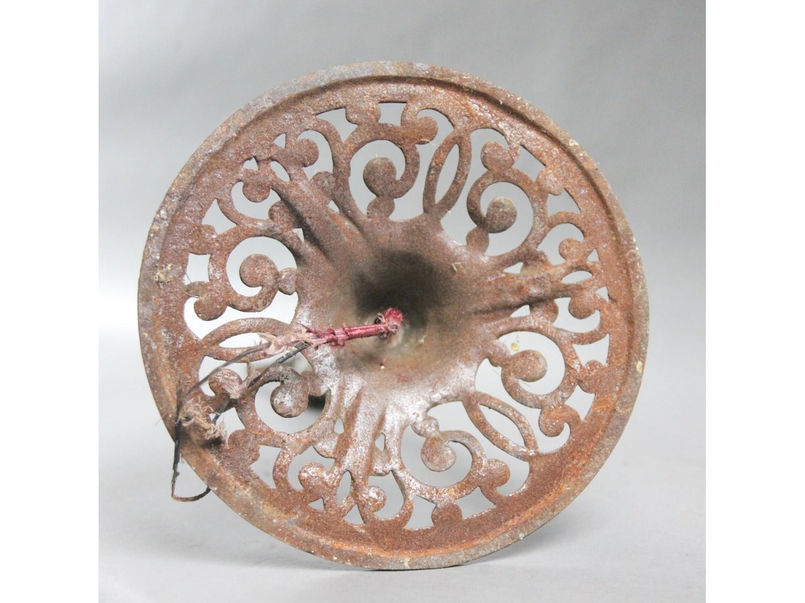 Cast Iron Lamp Base (No Shade)