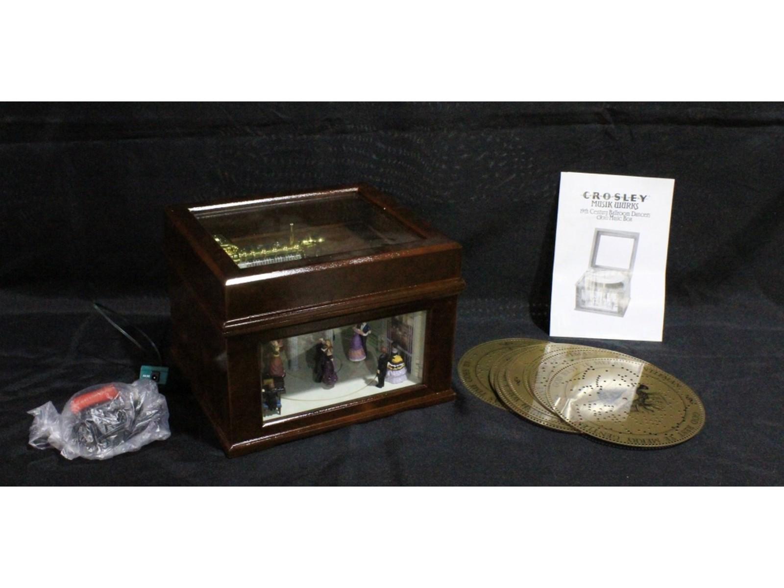 Crosley 19th Century Ballroom Dances Music Box NIB