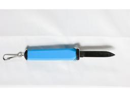 Blue Front Opening Knife