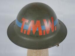 WWII US Air Raid Helmet