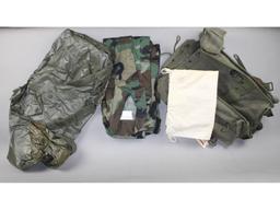 US Military Raincoat, Uniform, Backpack