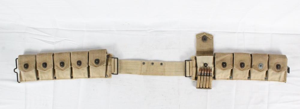 WWI 1918 Ammunition Belt w/.30-06 Ammo