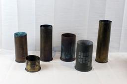 Trench Art Howitzer Shell Casing Lot