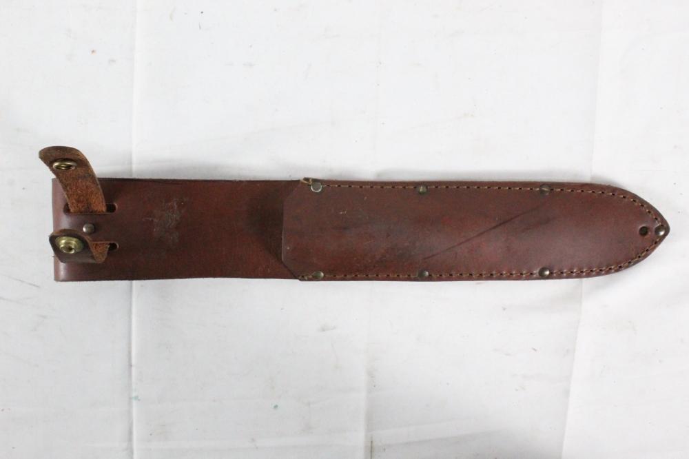 Leather Scabbard with Snap