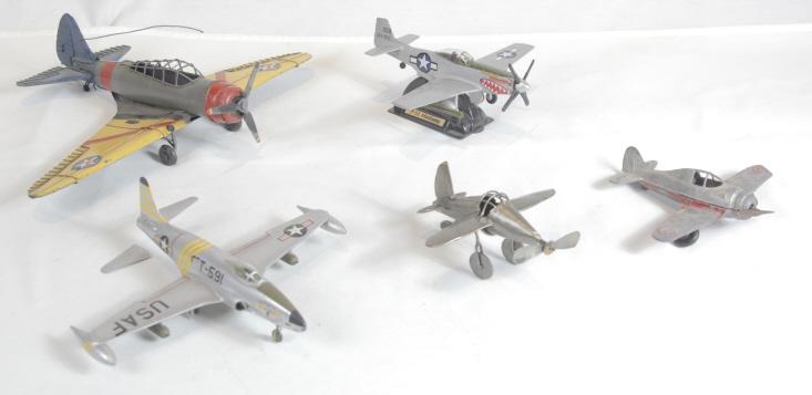 Large Group Toy Military Airplanes (11)