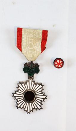 Japanese Order of the Rising Sun Medal 6th Class