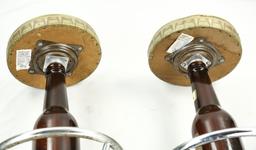 Pair Coors Beer Bottle Bar Stools