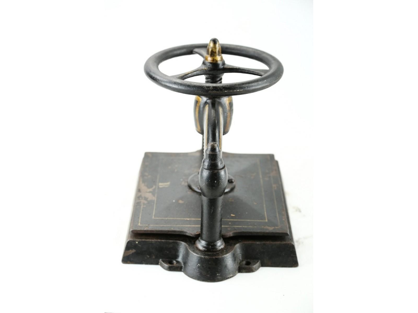 Antique Cast Iron Book Press Binder